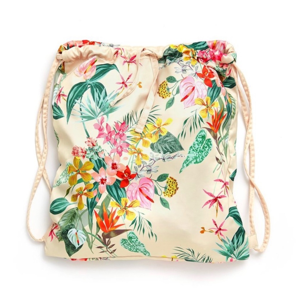 Ban.do Floral Drawstring BackPack